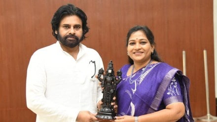 Deputy Chief Minister and Jana Sena Party (JSP) president Pawan Kalyan and Andhra Pradesh Home Minister Vangalapudi Anitha.