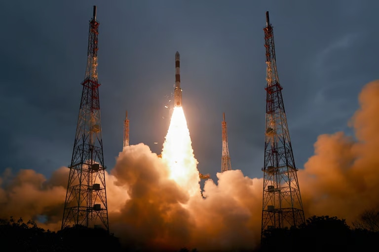 The launch of Earth Observation Satellites and the NSIL’s LVM3-PPP model is positioning the country as a global leader. Representational Photo (Image source: PTI)