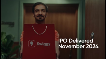 The film uses a visual metaphor of bells ringing — starting with the doorbells rung by its delivery executives and culminating with the ceremonial bell at the NSE.