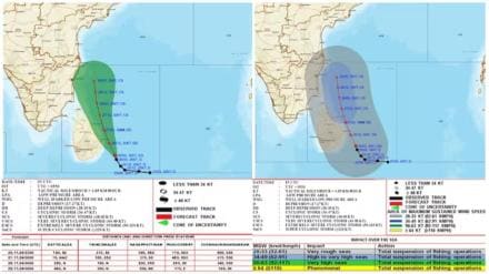 Cyclone alert: Deep depression over Bay of Bengal likely to impact Tamil Nadu