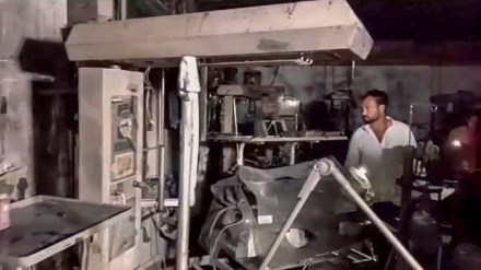 Charred remains inside the Neonatal Intensive Care Unit (NICU) are seen after a fire at the Maharani Laxmi Bai Medical College, in Jhansi district, early Saturday, Nov. 16, 2024. (PTI Photo)