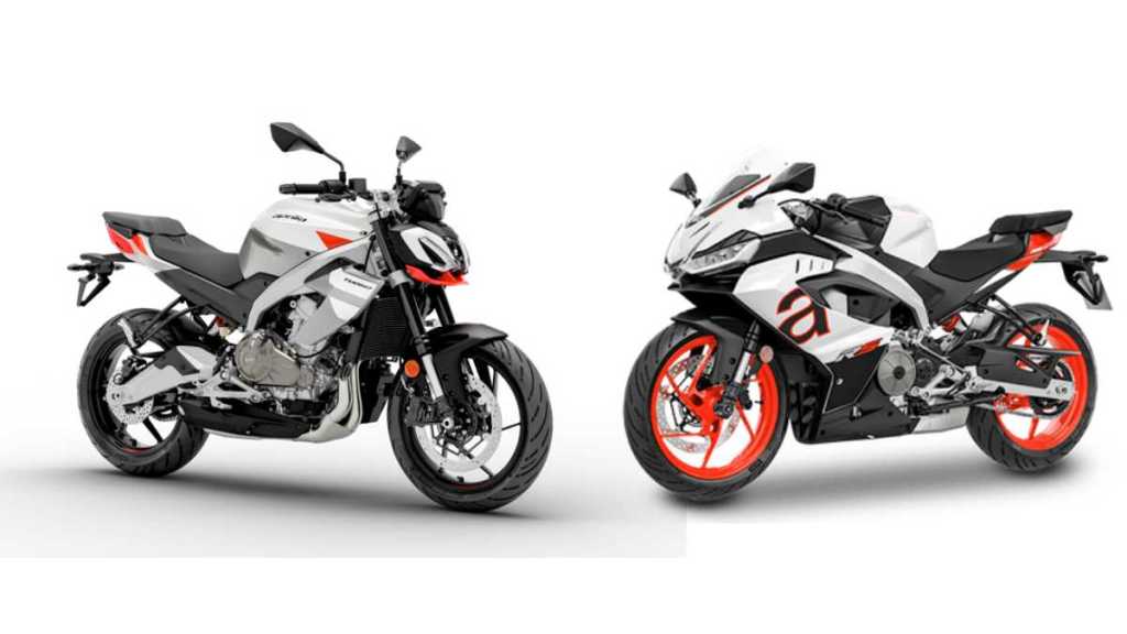 aprilia tuono 457 vs rs 457