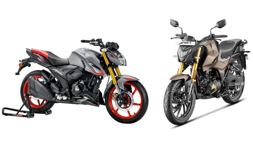 tvs apache rtr 160 vs hero xtreme 160r