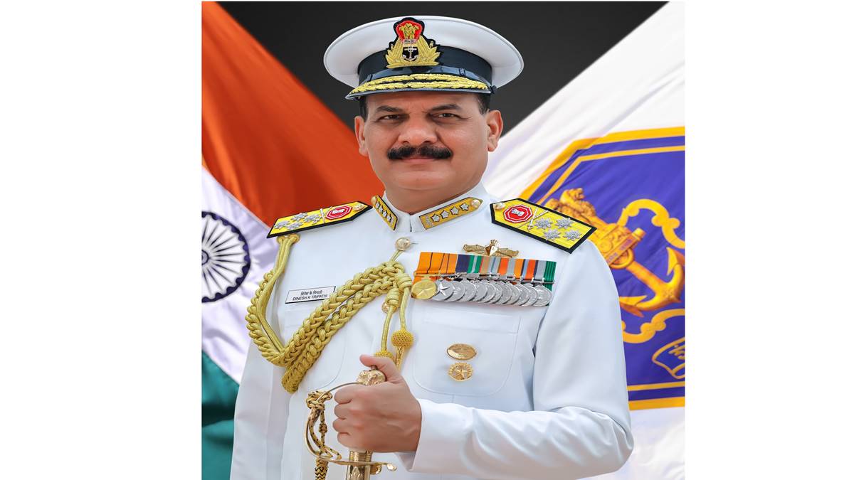 Chief of the Naval Staff Admiral Dinesh K Tripathi