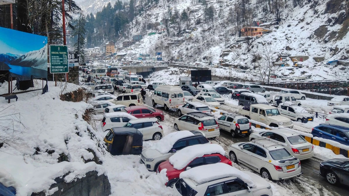 Heavy snowfall in Himachal Pradesh