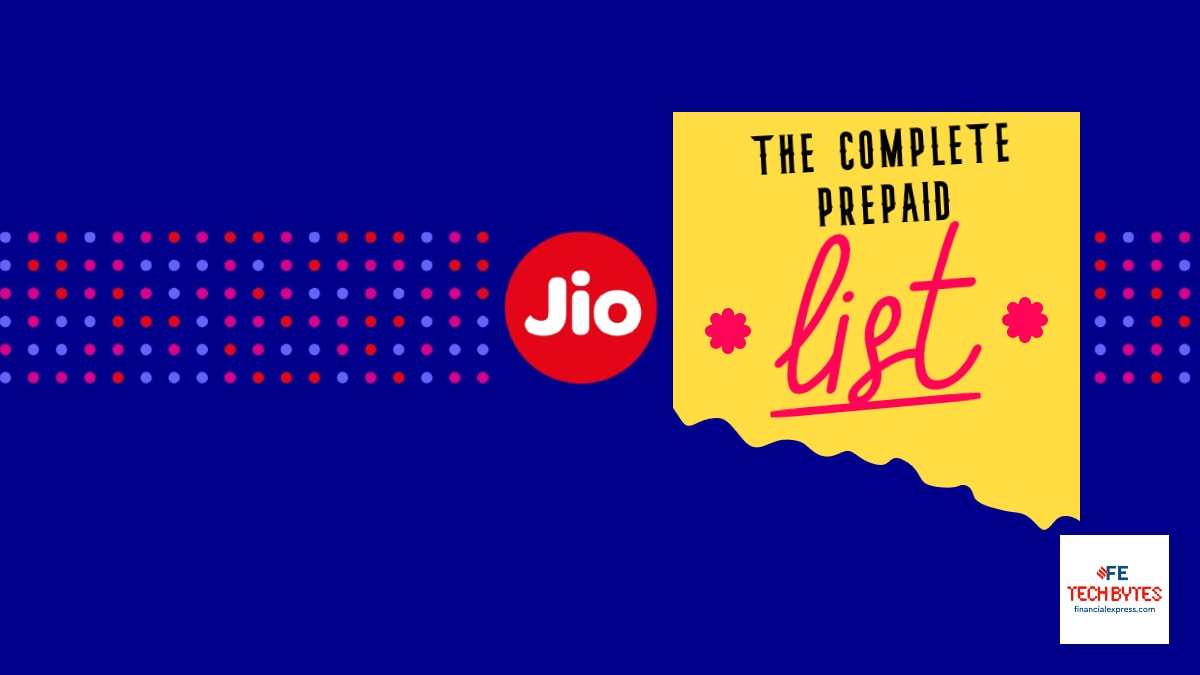 Jio prepaid recharge plans full list