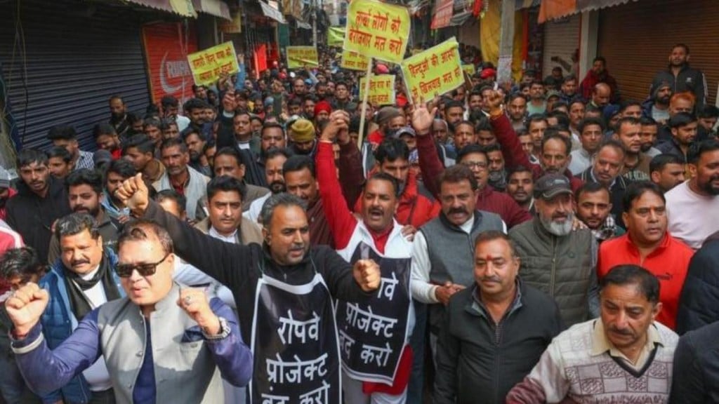 katra ropeway project, katra ropeway, jammu protests, jammu shutdown, vaishno devi shrine, vaishno devi ropeway, katra