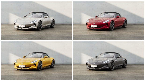MG Cyberster colour options