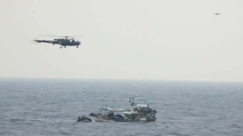 Here finally maritime drone playing its role.