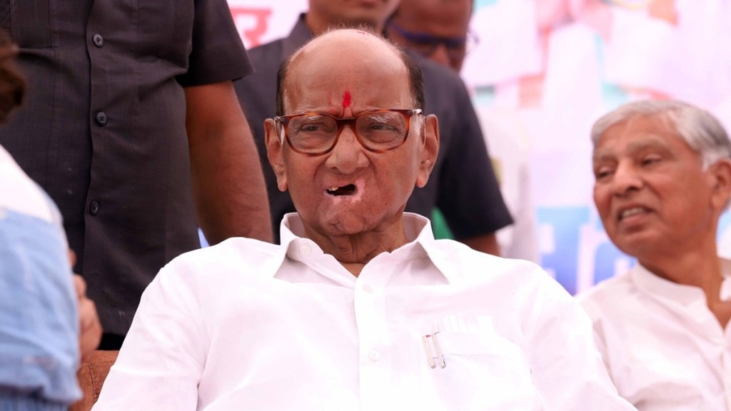 Reconciliation on the cards for NCP? Merger buzz gains ground as Sharad Pawar share stage with estranged nephew (Express Photo)