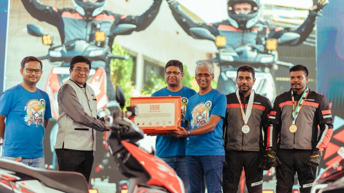 TVS NTORQ completes the Golden Quadrilateral expedition