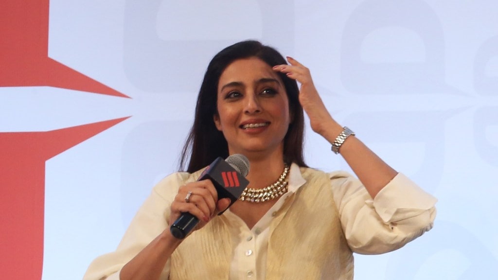 Actor Tabu during Express Adda in New Delhi. Express File Photo.