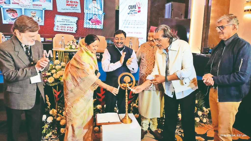 The Dehradun crime litfest, attended by a host of crime writers and filmmakers, being inaugurated on Friday