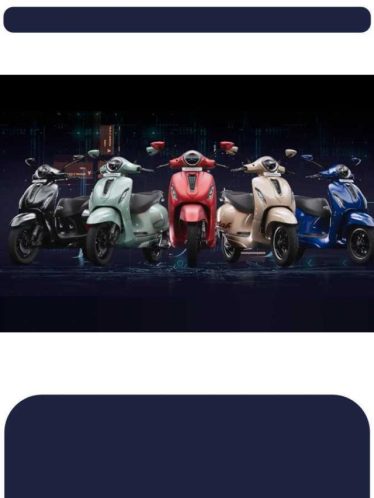 new bajaj chetak colour options