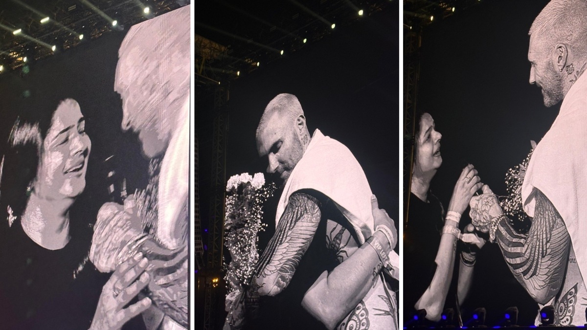 Maron 5 in Mumbai: Adam Levine's sweet gesture for a fan gives her a lifetime of memories.