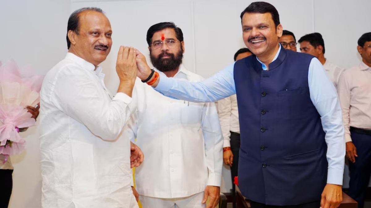 CM Fadnavis, Deputy CMs Shinde, Pawar take oath as MLAs on first day of Maharashtra Assembly's special session. CM Fadnavis, Deputy CMs Shinde, Pawar take oath as MLAs on first day of Maharashtra Assembly's special session.