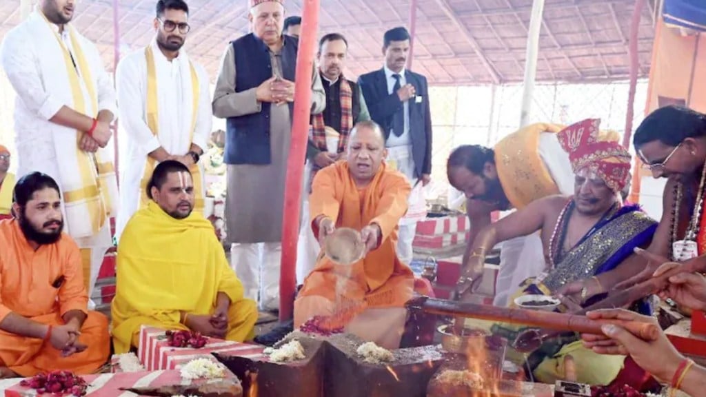 Sanatan dharma is India's national religion, duty of every citizen to protect it: Yogi Adityanath Sanatan dharma is India's national religion, duty of every citizen to protect it: Yogi Adityanath
