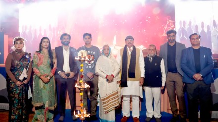 Boxer Vijender Singh inspires students at Yadu Public School annual day event Boxer Vijender Singh inspires students at Yadu Public School annual day event