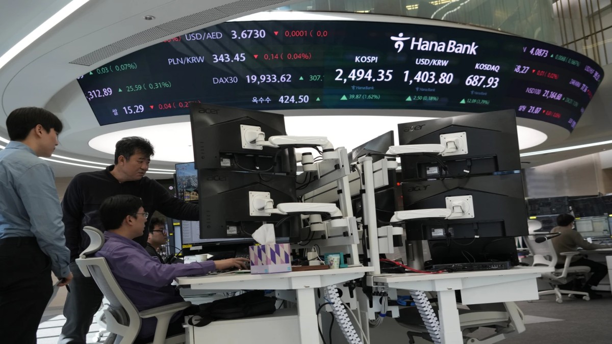 South Korea stocks down nearly 2% amid martial law tensions, political turmoil. (Image Source: Associated Press) South Korea stocks down nearly 2% amid martial law tensions, political turmoil. (Image Source: Associated Press)
