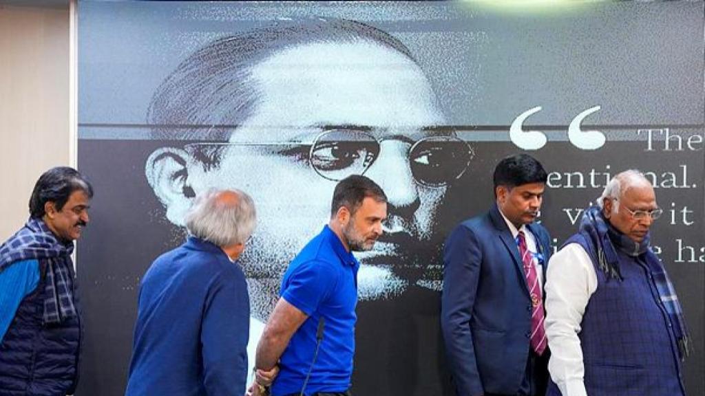 B R Ambedkar row: 'Rahul Gandhi already facing 26 FIRs due to BJP’s political vendetta', says Congress B R Ambedkar row: 'Rahul Gandhi already facing 26 FIRs due to BJP’s political vendetta', says Congress