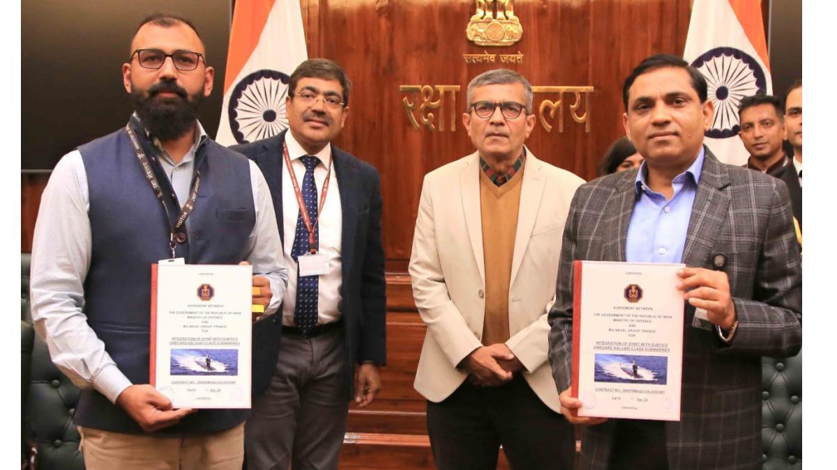 India Signs Rs 2,867 Crore Defence Contracts for Indigenous AIP System and Enhanced Firepower on Kalvari-Class Submarines India Signs Rs 2,867 Crore Defence Contracts for Indigenous AIP System and Enhanced Firepower on Kalvari-Class Submarines