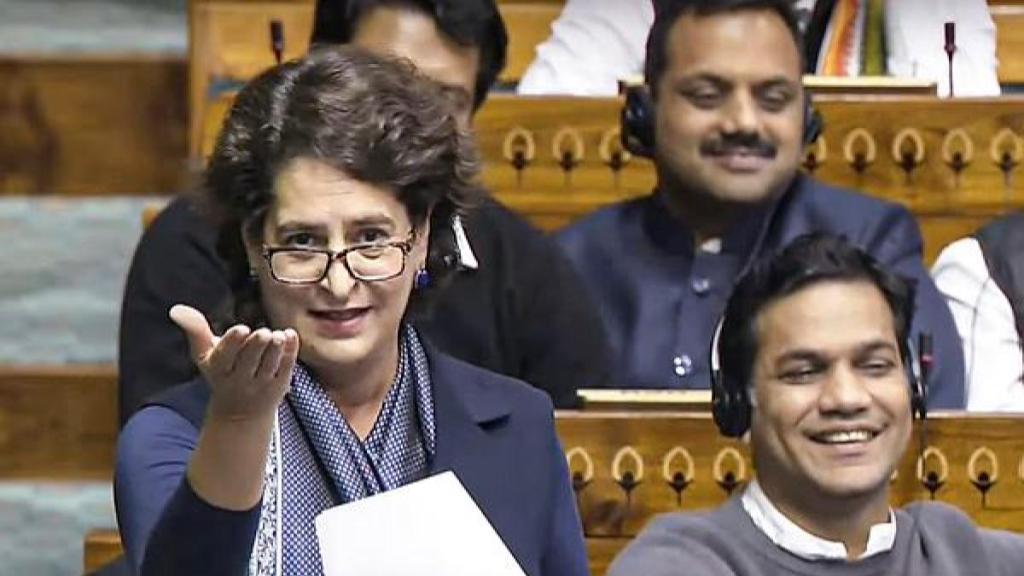 Constitution a 'suraksha kavach, BJP attempting to break that shield: Priyanka Gandhi in first Lok Sabha speech