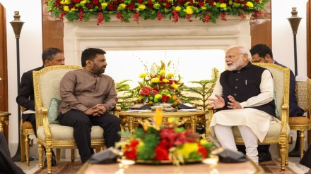 Prime Minister Narendra Modi meets Sri Lankan President Anura Kumara Dissanayake in Delhi. Prime Minister Narendra Modi meets Sri Lankan President Anura Kumara Dissanayake in Delhi.