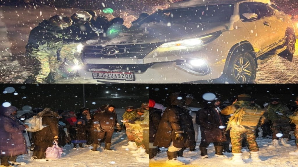 Kashmir, snowfall in srinagar Kashmir, snowfall in srinagar