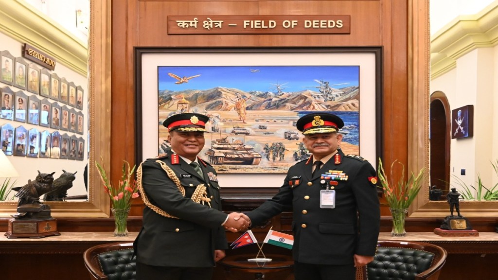 Fostering defence ties: Nepali Army chief engages in high-level meetings with COAS General Upendra Dwivedi during India visit Fostering defence ties: Nepali Army chief engages in high-level meetings with COAS General Upendra Dwivedi during India visit