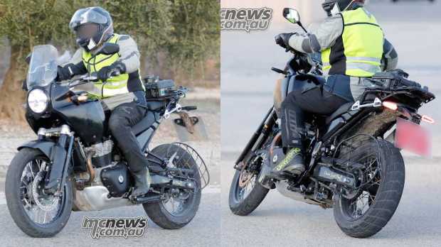 royal enfield himalayan twin spied testing