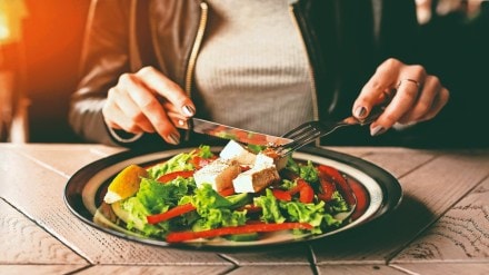 Dietary fibre or roughage is the portion of plant-derived food that cannot be completely broken down by human digestive enzymes.