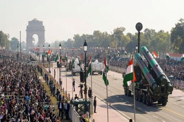 The Army's mechanised columns were showcased during the 76th Republic Day parade at Kartavya Path in New Delhi on Sunday, January 26, 2025. (Image Source: PTI)