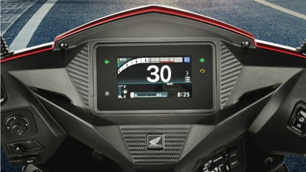 Honda Dio intrument panel