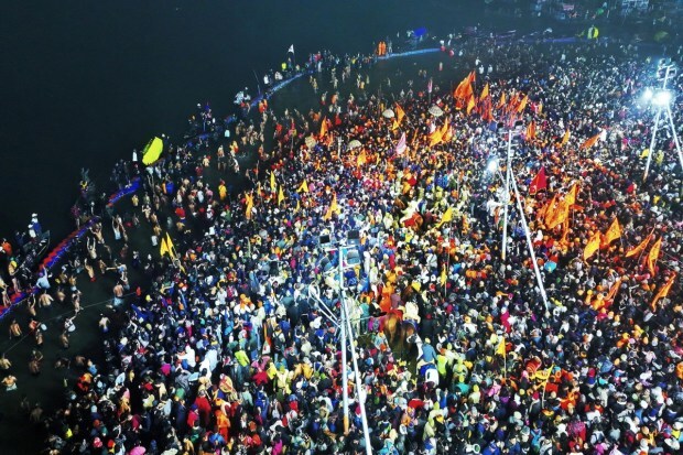 Over 10 million devotees gathered at Triveni Sangam on Makar Sankranti. (Image Source: X/Twitter@myogiadityanath)