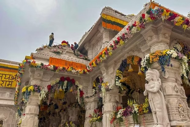 The celebrations extended beyond rituals, with a range of spiritual events and cultural activities organised at the temple premises in the last year. (Image Source: PTI)