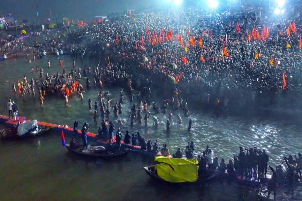 Maha Kumbh is one of the world's largest and most important religious gatherings, taking place every 12 years at one of four locations in India. (Image Source: X/Twitter@myogiadityanath)