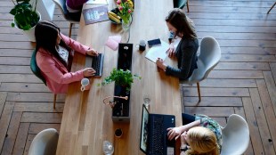 The survey referenced research that found individuals spending 12 or more hours a day at a desk often experience significantly lower mental well-being