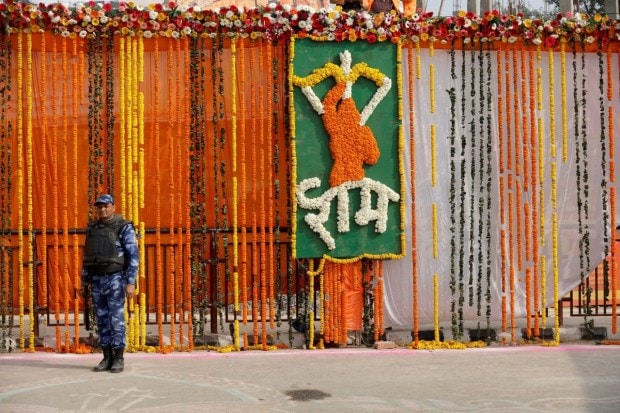 Ayodhya celebrated inauguration that took place on January 22, last year. This year the anniversary was celebrated on January 11 as the Shukla Paksha fell on this day. (Image Source: Reuters)