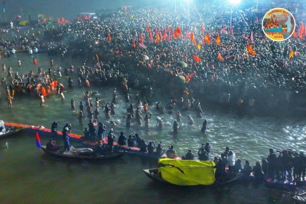 The grand beginning of Maha Kumbh 2025 has taken place at the holy land of Sangam in the pilgrimage city of Prayagraj.(Image Source: X/Twitter@kpmaurya1)