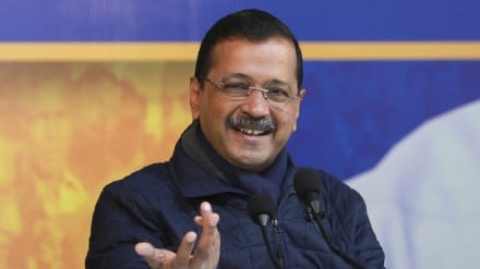 AAP national convener Arvind Kejriwal addresses a press conference, in New Delhi, Friday, Jan. 17, 2025. (PTI Photo)