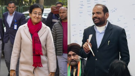 Delhi CM Atishi and BJP candidate from Kalkaji Ramesh Bidhuri. (File Image)