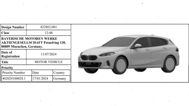BMW 1 Series patent application