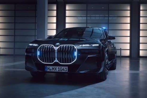 Mukesh Ambani owns a matte black BMW 760Li Security, a luxury sedan built for maximum security. Featuring a 6-litre V12 engine with 544bhp and 880Nm of torque, it offers a blend of high performance and superior protection. (Image Source: bmw-special-sales.com)