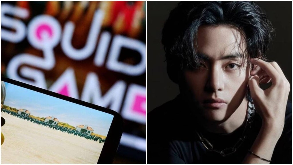 BTS V in squid game BTS V in squid game