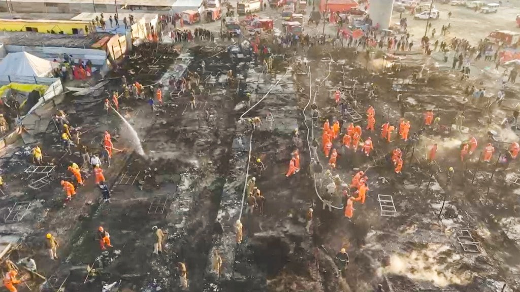 Maha Kumbh Fire