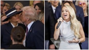 Awkward moments at Trump's inauguration cermeony