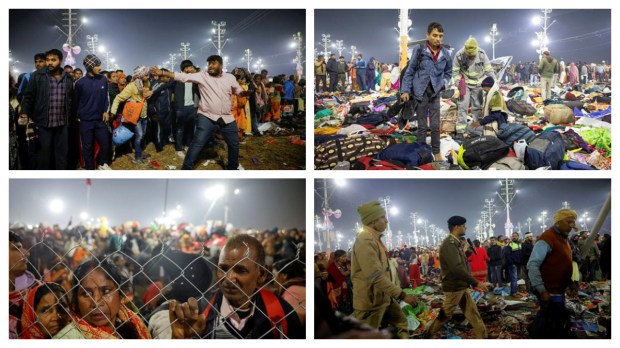 Several people were feared dead and many others injured in a stampede early Wednesday as tens of thousands of Hindus rushed to take ritual baths in the sacred rivers during the massive Maha Kumbh festival in India. Policemen assisted the injured while others worked to control the crowd and prevent further tragedies.