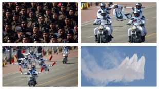 India's 76th Republic Day parade in New Delhi featured spectacular displays. (Image Source: File/Express photo)