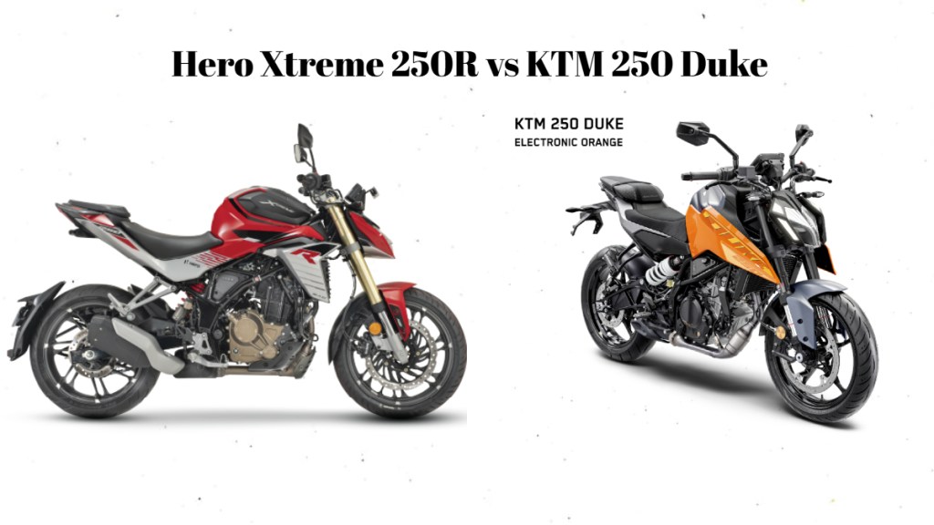 Hero Xtreme 250R vs KTM 250 Duke