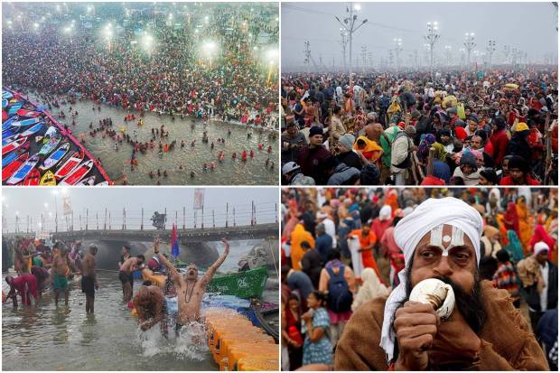 The Maha Kumbh 2025 has officially begun, with millions of devotees already making their way to the holy Triveni Sangam in Prayagraj. By early morning, more than 6 million pilgrims have bathed in the sacred waters of the convergence of the Ganga, Yamuna and Saraswati river. This 45-day spiritual event is anticipated to bring a staggering 40 crore people, marking the onset of the largest human gatherings in the world.Prime Minister Narendra Modi and Uttar Pradesh Chief Minister Yogi Adityanath have both hailed the significance of the grand event, celebrating its crucial role in India’s spiritual heritage and promoting unity in diversity. The atmosphere in Prayagraj is filled with devotion as devotees take the Shahi Snan. Pilgrims were seen offering prayers and seeking blessings at this historical event.